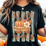 Hey There Pumpkin DTF Transfer DTF Heat Press Transfer from Sweet Tee Transfers