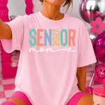 Senior Mom 2027 Heart Pastel DTF Transfer DTF Heat Press Transfer from Sweet Tee Transfers
