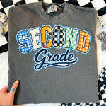 Retro Second Grade DTF Transfer DTF Heat Press Transfer from Sweet Tee Transfers
