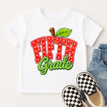 Apple Fifth Grade DTF Transfer DTF Heat Press Transfer from Sweet Tee Transfers