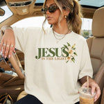 Jesus Is the Light DTF Transfer DTF Heat Press Transfer from Sweet Tee Transfers