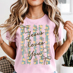 Jesus Loves You Fall DTF Transfer DTF Heat Press Transfer from Sweet Tee Transfers