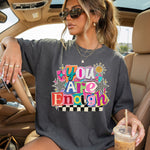 You Are Enough DTF Transfer DTF Heat Press Transfer from Sweet Tee Transfers