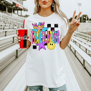 Trailblazers School Mascot DTF Transfer – Checkered Design DTF Heat Press Transfer from Sweet Tee Transfers