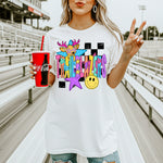Trailblazers School Mascot DTF Transfer – Checkered Design DTF Heat Press Transfer from Sweet Tee Transfers
