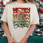 Merry Merry Merry Christmas Faux Yarn DTF Transfer DTF Heat Press Transfer from Sweet Tee Transfers