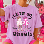 Let's Go Ghouls Cow Print DTF Transfer DTF Heat Press Transfer from Sweet Tee Transfers