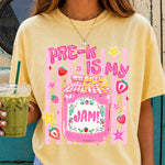 Pre-K Is My Jam DTF Transfer DTF Heat Press Transfer from Sweet Tee Transfers