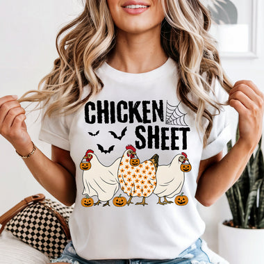 Chicken Sheet Halloween DTF Transfer DTF Heat Press Transfer from Sweet Tee Transfers