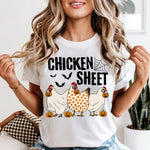 Chicken Sheet Halloween DTF Transfer DTF Heat Press Transfer from Sweet Tee Transfers