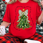Oh Come Let Us Adore Him Tree DTF Transfer DTF Heat Press Transfer from Sweet Tee Transfers