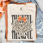 Thankful Dark Lace Turkey DTF Transfer DTF Heat Press Transfer from Sweet Tee Transfers