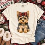 Christmas Dog Yorkie DTF Transfer DTF Heat Press Transfer from Sweet Tee Transfers