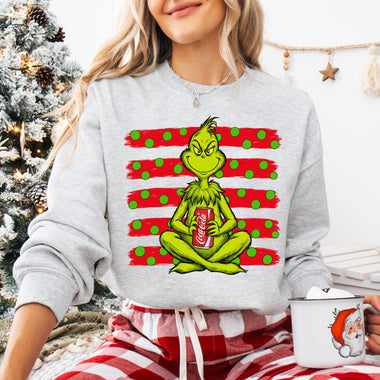 Green Guy Soda DTF Transfer DTF Heat Press Transfer from Sweet Tee Transfers