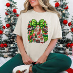 Christmas Retro Charm Bow DTF Transfer DTF Heat Press Transfer from Sweet Tee Transfers