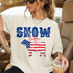 Show Life Cow DTF Transfer DTF Heat Press Transfer from Sweet Tee Transfers