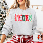Colorful Merry DTF Transfer DTF Heat Press Transfer from Sweet Tee Transfers