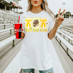 Touchdown Season Yellow DTF Transfer DTF Heat Press Transfer from Sweet Tee Transfers