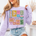 Retro Mahjong Tiles Game Night DTF Transfer DTF Heat Press Transfer from Sweet Tee Transfers
