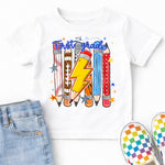 First Grade Pencil Lightning Bolt DTF Transfer DTF Heat Press Transfer from Sweet Tee Transfers