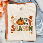 Fall Cozy Season Pumpkin DTF Transfer DTF Heat Press Transfer from Sweet Tee Transfers