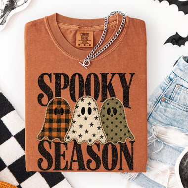Spooky Season Three Ghost DTF Transfer DTF Heat Press Transfer from Sweet Tee Transfers