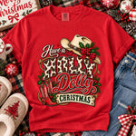 Have a Holly Dolly Christmas DTF Transfer DTF Heat Press Transfer from Sweet Tee Transfers