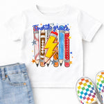 Fourth Grade Pencil Lightning Bolt DTF Transfer DTF Heat Press Transfer from Sweet Tee Transfers