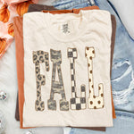 Fall Leopard Camo Checkered Polka Dots DTF Transfer DTF Heat Press Transfer from Sweet Tee Transfers