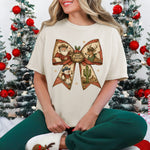 Vintage Christmas Bow DTF Transfer DTF Heat Press Transfer from Sweet Tee Transfers