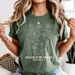 Made for More Floral DTF Transfer DTF Heat Press Transfer from Sweet Tee Transfers