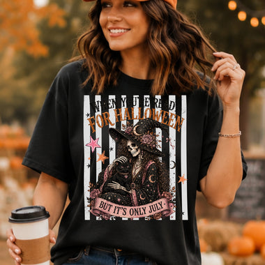 When You're Ready for Halloween Skelly Witch DTF Transfer DTF Heat Press Transfer from Sweet Tee Transfers