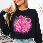 Pink Ribbon Volleyball DTF Transfer DTF Heat Press Transfer from Sweet Tee Transfers