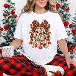 Christmas Charms Bow DTF Transfer DTF Heat Press Transfer from Sweet Tee Transfers