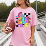 Trojans School Mascot DTF Transfer – Checkered Design DTF Heat Press Transfer from Sweet Tee Transfers