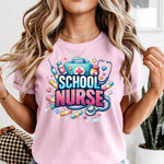 School Nurse with Bag DTF Transfer DTF Heat Press Transfer from Sweet Tee Transfers