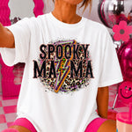 Spooky MAMA Cheetah Lightning Bolt DTF Transfer DTF Heat Press Transfer from Sweet Tee Transfers
