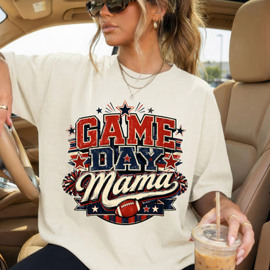 Game Day MAMA Football DTF Transfer DTF Heat Press Transfer from Sweet Tee Transfers