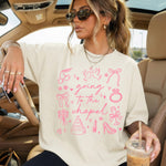 Going to the Chapel Doodle Pink DTF Transfer DTF Heat Press Transfer from Sweet Tee Transfers