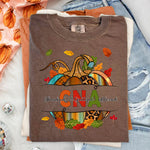 CNA Fall Pumpkin Thankful Grateful Blessed DTF Transfer DTF Heat Press Transfer from Sweet Tee Transfers