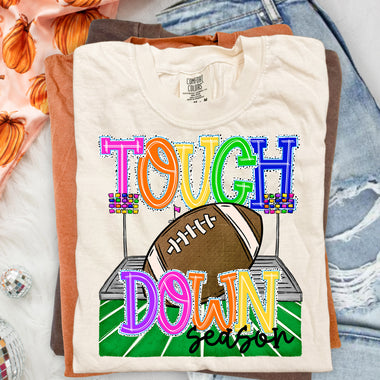 Touchdown Season DTF Transfer DTF Heat Press Transfer from Sweet Tee Transfers