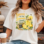 Squeeze the Day Lemonade Stands Rule DTF Transfer DTF Heat Press Transfer from Sweet Tee Transfers