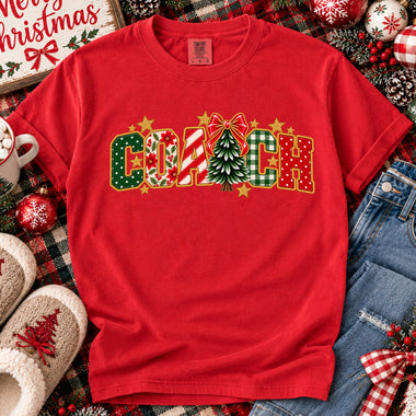 Coach Christmas Tree DTF Transfer DTF Heat Press Transfer from Sweet Tee Transfers
