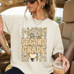 Second Grade Camo Striped Pencil DTF Transfer DTF Heat Press Transfer from Sweet Tee Transfers