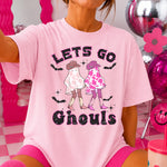 Let's Go Ghouls Cow Print DTF Transfer DTF Heat Press Transfer from Sweet Tee Transfers