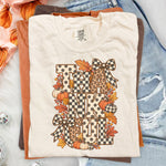 Thankful Checkered Polkadot Fall DTF Transfer DTF Heat Press Transfer from Sweet Tee Transfers