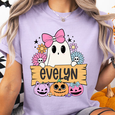 Ghost Girl Personalized Halloween DTF Transfer DTF Heat Press Transfer from Sweet Tee Transfers
