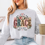 Grace 2 Cor 12:9 Floral Leopard DTF Transfer DTF Heat Press Transfer from Sweet Tee Transfers