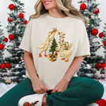 Geese Christmas Tree DTF Transfer DTF Heat Press Transfer from Sweet Tee Transfers