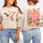 I Will Praise Him in Every Season Front and Back DTF Transfer DTF Heat Press Transfer from Sweet Tee Transfers